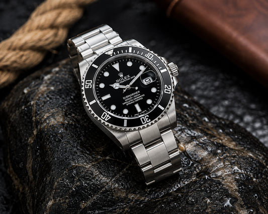 Stillver Deep Series |Black and Blue Ceramic Bezel Diver Watch | Stainless Steel