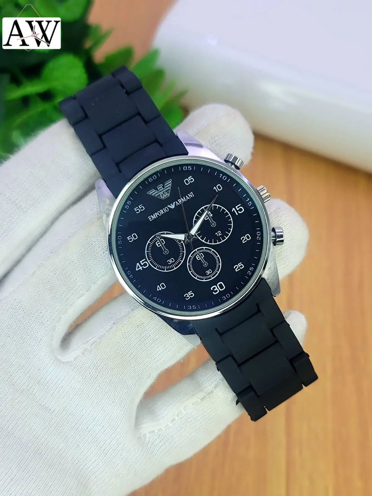 St003 ✅New PREMIUM GENTS WEAR WATCHES SILICON CHAIN – PACK OF 2