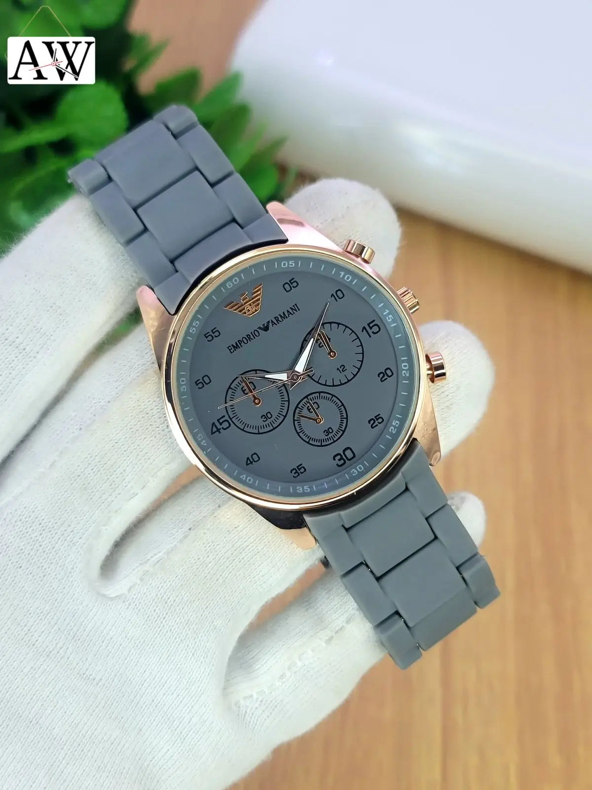 St003 ✅New PREMIUM GENTS WEAR WATCHES SILICON CHAIN – PACK OF 2