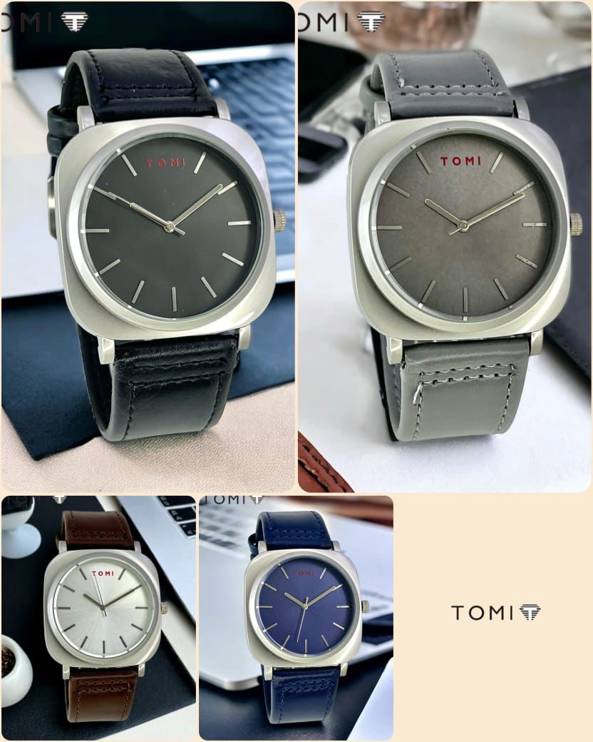 St-004✅”Don’t Miss Out: TOMI’s Best-Selling Leather Watches – Pack of 2 for Only 1799 Get 35% Off Shop Now at Stillver.com!”