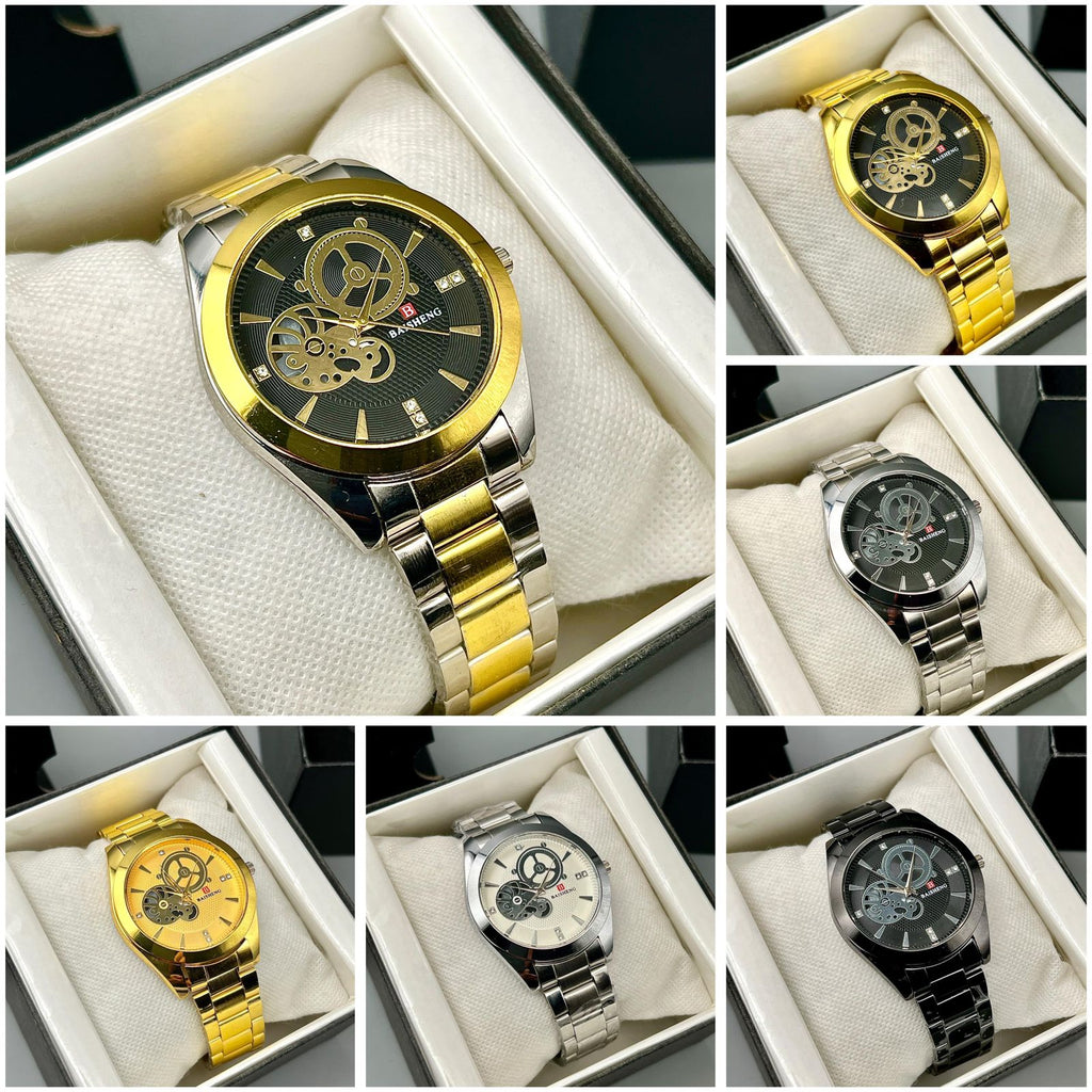 St-005✅"Luxury, strength, and precision – Beisheing Steel Chain Watch. Buy 1 Get 1 Free (Pack of 2)! Shop now at Stillver.com."