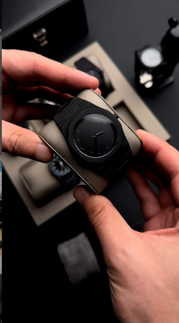 ✅ ST-002 | Aura Black Arabic Watch 🔥 Bold Arabic Dial | Sleek Matte Black Finish | Premium Craftsmanship | Water Resistant & Waterproof | 15 Days Return & Exchange Policy ✅ Limited Time Offer – Order Now and Elevate Your Style! 🔥✅