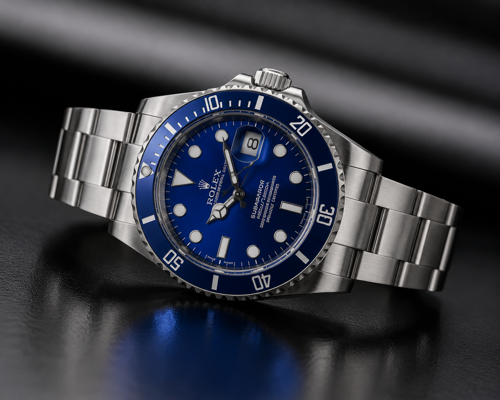 Stillver Deep Series |Black and Blue Ceramic Bezel Diver Watch | Stainless Steel