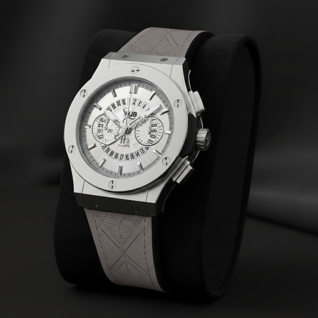 St-011 Style Luxury Leather Strap Watch for Men – Premium Look (Black, Navy Blue, Grey)