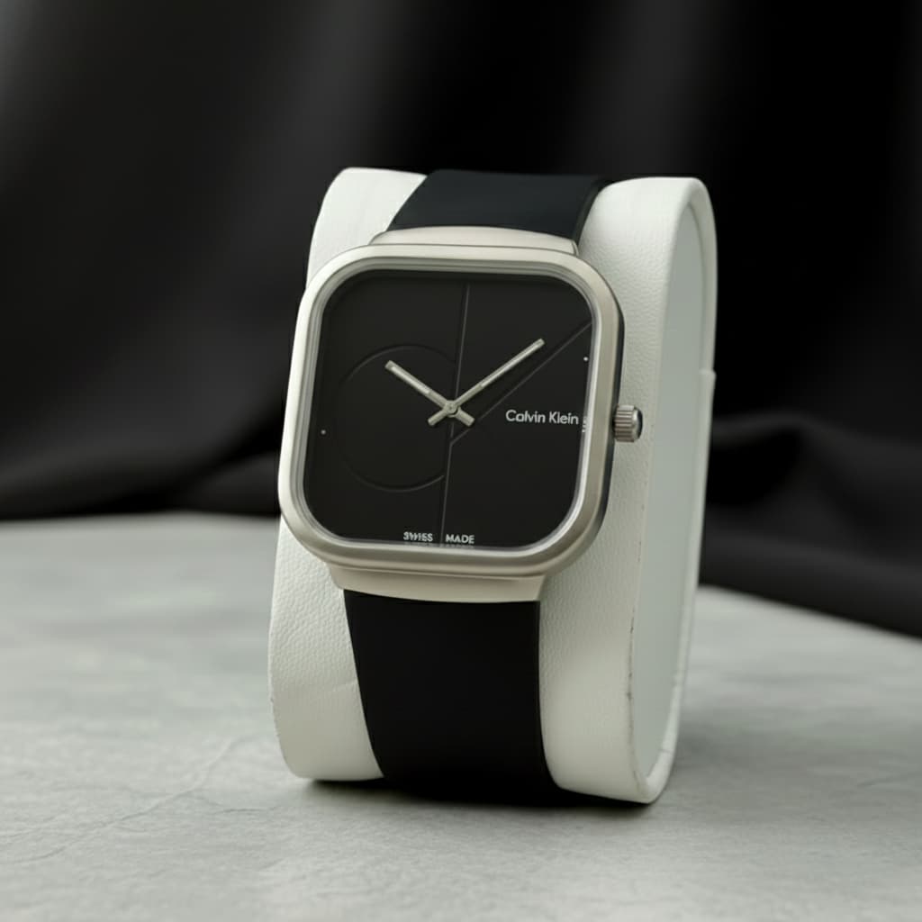 St007 ✅ Modern Square Dial CK Watch for Men