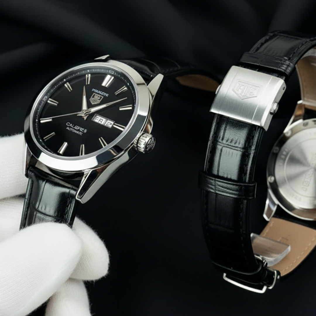 ST001 🔥 Bold & Sleek Gents Watch with Date Function & Master Lock