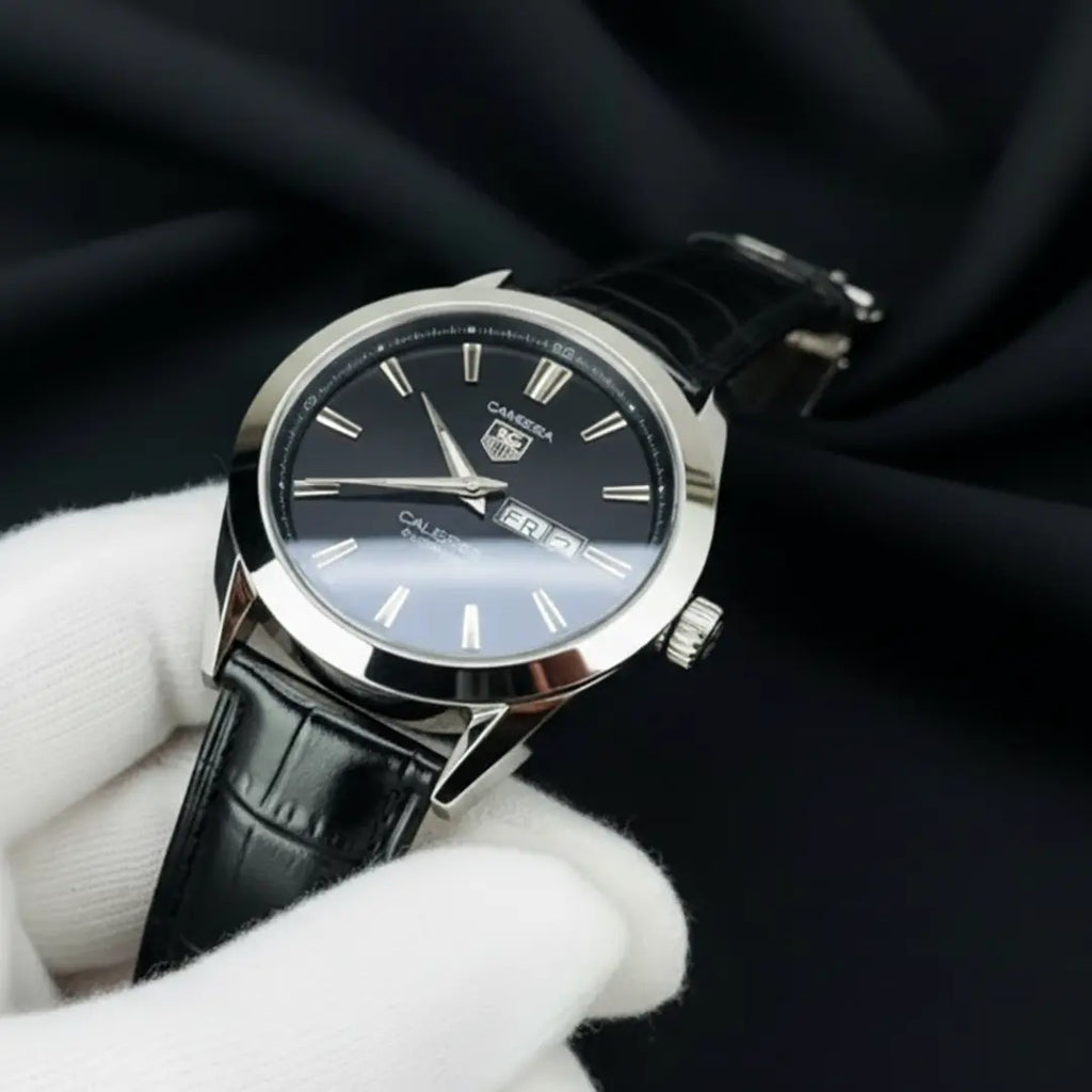 ST001 🔥 Bold & Sleek Gents Watch with Date Function & Master Lock