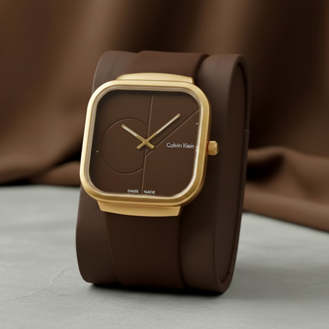 St007 ✅ Modern Square Dial CK Watch for Men